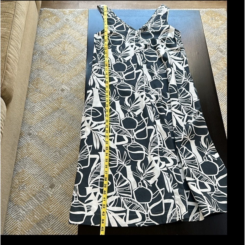 Frank and Oak The Organic Cotton Leaf Dress in Dark Grey Size Small - Picture 9 of 13
